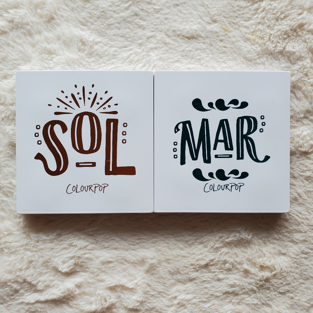 New Colourpop Sol and Mar Palette Bundle